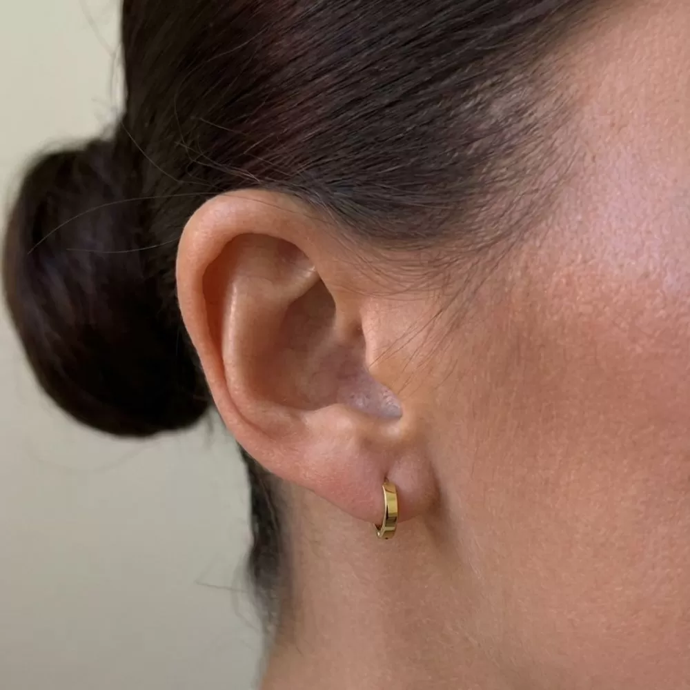 Argollas en oro amarillo.