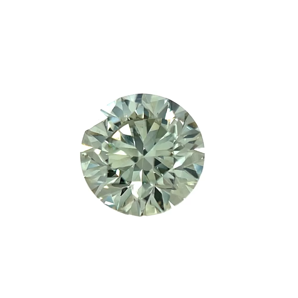 Diamante Fancy Light Greenish Gray (0.41 ct).